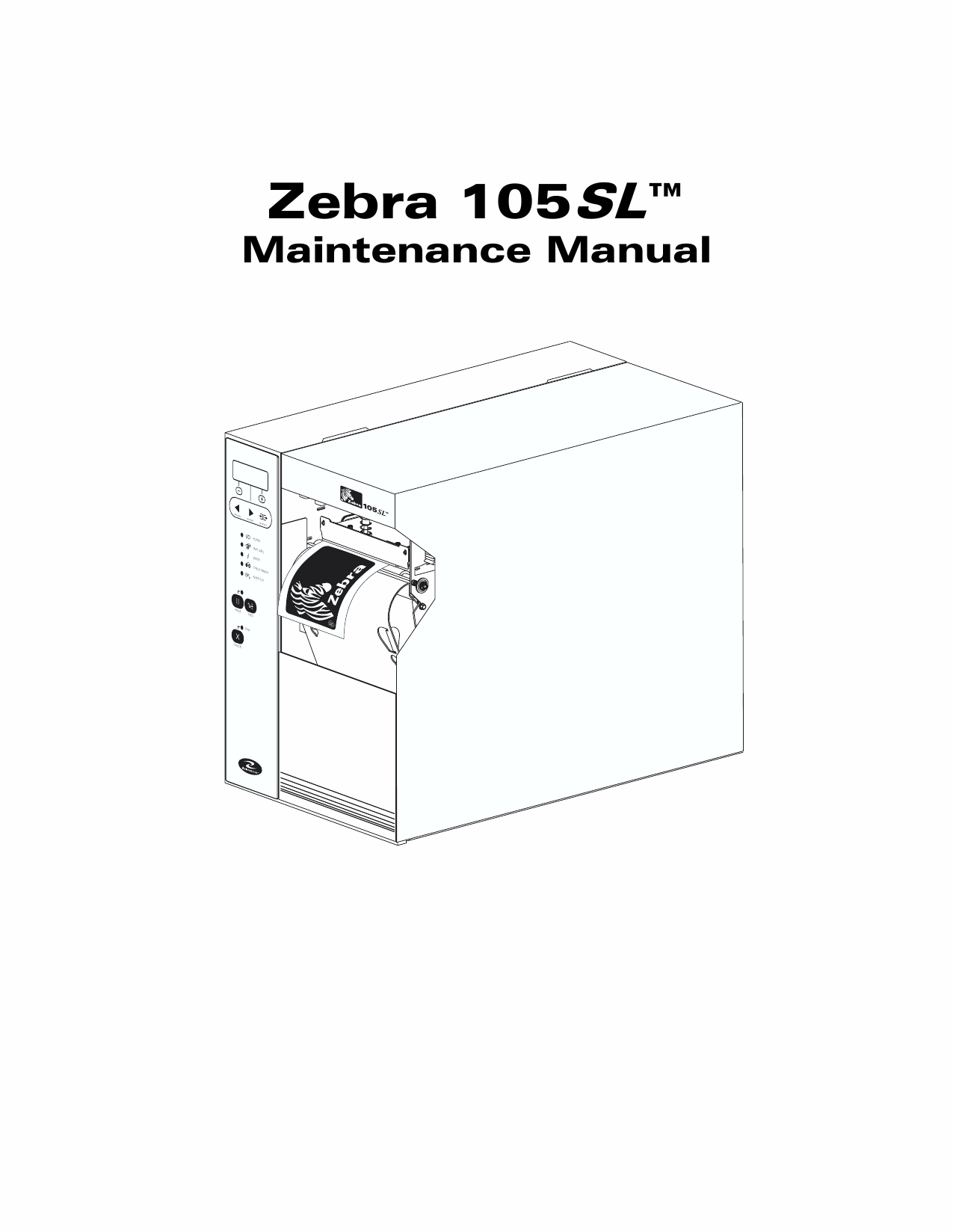 Zebra 105sl manual 